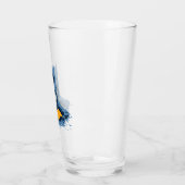 Batman schmetterte Büste mit Gold-Logo Glas (Links)