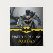Batman | Schultafel Frohen Geburtstag Wandteppich (Vorderseite)