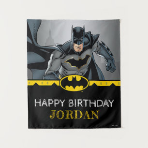 Batman Schultafel Frohen Geburtstag Wandteppich
