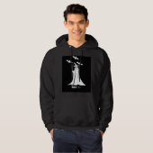 Batman schwarzer Hoodie  (Vorne ganz)