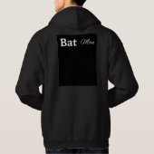 Batman schwarzer Hoodie  (Rückseite)