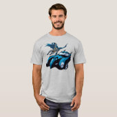 Batman schwingt über T-Shirt (Vorne ganz)