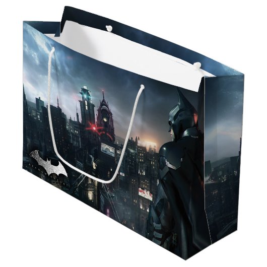 Batman sieht Stadt Große Geschenktüte (Vorderseite Schrägansicht)