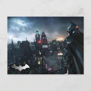 Batman sieht Stadt Postkarte