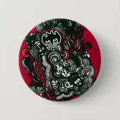 Batman Skulls/Ink Doodle Button (Vorderseite)