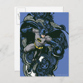 Batman Skulls/Tinte Doodle 2 Postkarte (Vorne/Hinten)