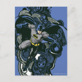 Batman Skulls/Tinte Doodle 2 Postkarte (Vorderseite)