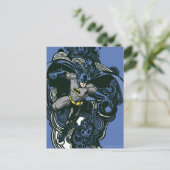 Batman Skulls/Tinte Doodle 2 Postkarte (Stehend Vorderseite)