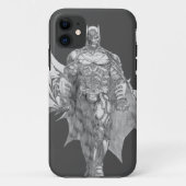 Batman Standing Drawing Case-Mate iPhone Hülle (Rückseite)