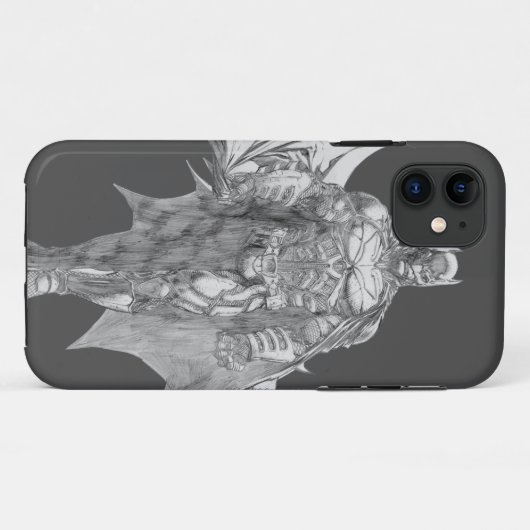 Batman Standing Drawing Case-Mate iPhone Hülle (Rückseite (Horizontal))