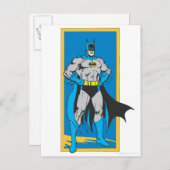 Batman Stands 2 Postkarte (Vorne/Hinten)