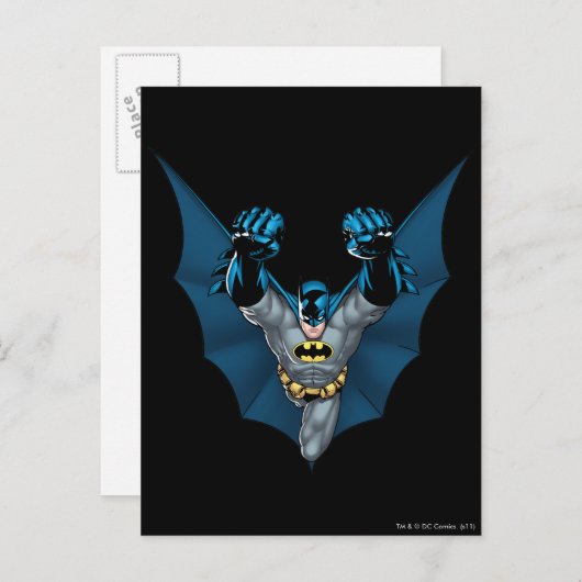 Batman Stands Postkarte (Vorne/Hinten)
