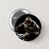 Batman Stehend mit Cape Button (Vorne & Hinten)