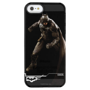 Batman Stehend mit Cape Durchsichtige iPhone SE/5/5s Hülle