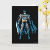 Batman steht auf karte (Gelbe Blume)