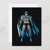 Batman steht auf postkarte (Vorne/Hinten)