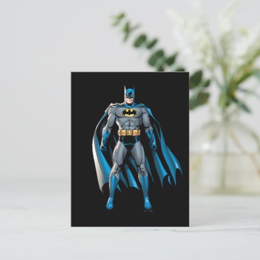 Batman steht auf postkarte (Stehend Vorderseite)