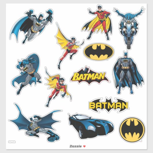 Batman Sticker Set (Blatt)