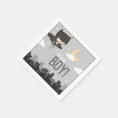 Batman Super Hero Baby Shower Serviette (Ecke)