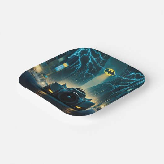 Batman Super Hero Birthday Paper Tellers Pappteller (Gewinkelt)