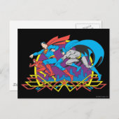 Batman + Superman + Flash Postkarte (Vorne/Hinten)