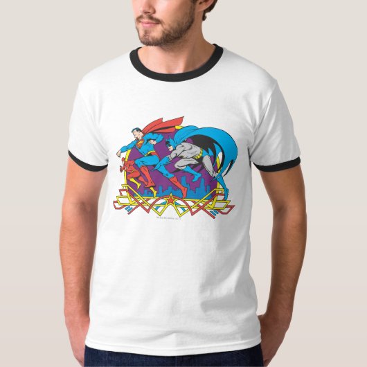 Batman + Superman + Flash T-Shirt (Vorderseite)