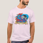 Batman + Superman + Flash T-Shirt (Vorderseite)