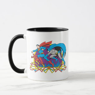 Batman + Superman + Flash Tasse