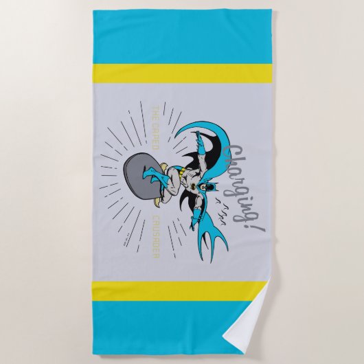 Batman Surfing - Ladung! Strandtuch (Vorderseite)