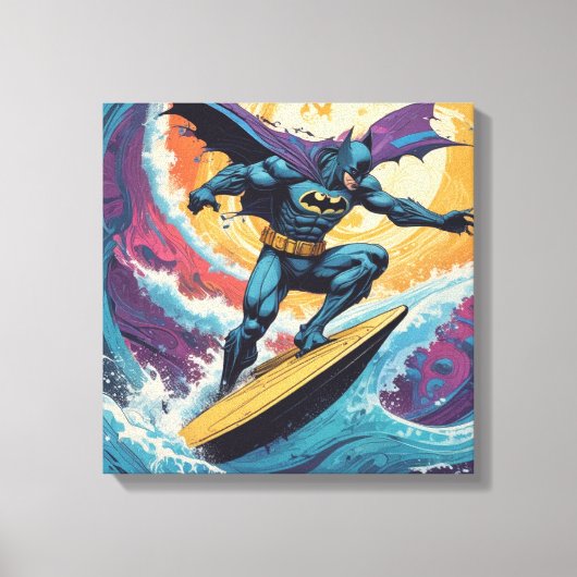 Batman surfing leinwanddruck (Vorderseite)
