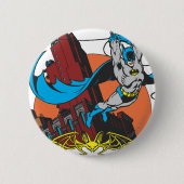 Batman Swings from Skycraper 2 Button (Vorderseite)