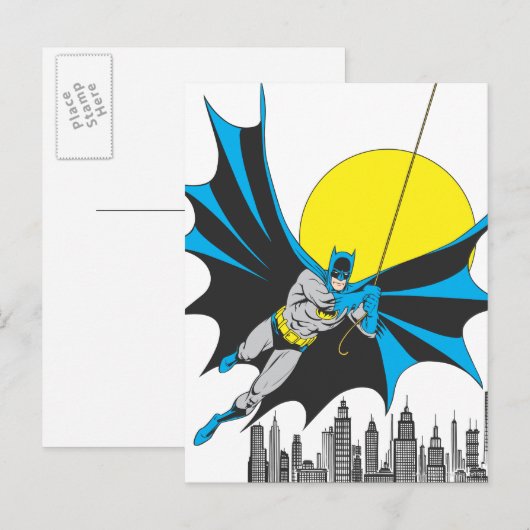 Batman Swings Postkarte (Vorne/Hinten)