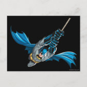 Batman Swings von Rope Postkarte (Vorderseite)