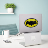 Batman Symbol Aufkleber (Laptop auf Schreibtisch)