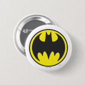 Batman Symbol | Bat Circle Logo Button (Vorne & Hinten)