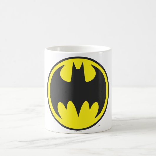 Batman Symbol | Bat Circle Logo Kaffeetasse (Mittel)