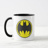 Batman Symbol | Bat Circle Logo Tasse (Links)
