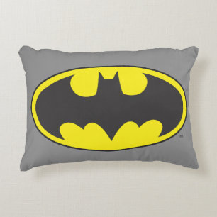 Batman-Symbol Bat Oval-Logo Dekokissen