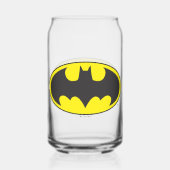 Batman-Symbol | Bat-Oval-Logo Dosenglas (Rückseite)