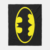 Batman-Symbol | Bat-Oval-Logo Fleecedecke (Vorderseite)