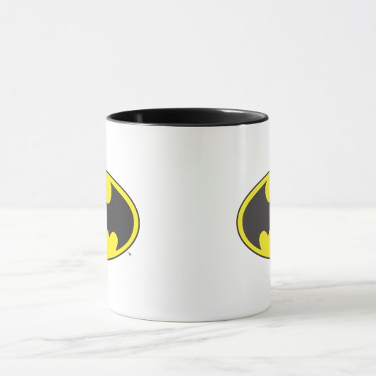 Batman Symbol | Bat Oval Logo Tasse (Zentrum)