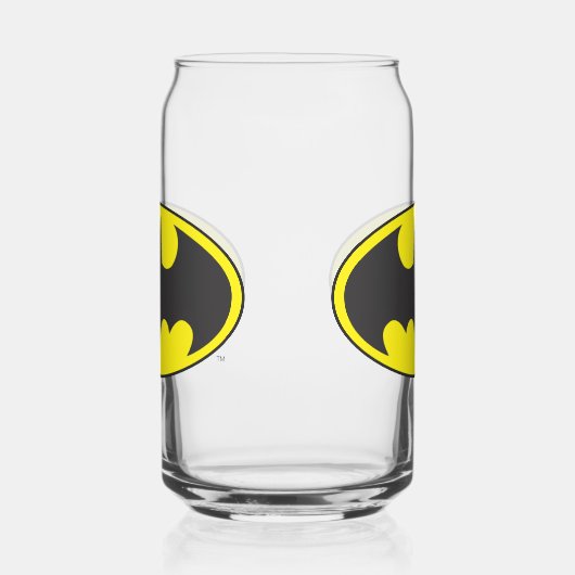 Batman Symbol | Becken-Oval-Logo Dosenglas (Rechts)