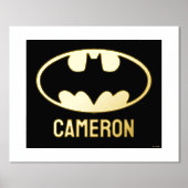 Batman Symbol | Becken-Oval-Logo Foliendrucke (Vorderseite)