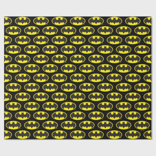 Batman Symbol | Becken-Oval-Logo Geschenkpapier (Flach)