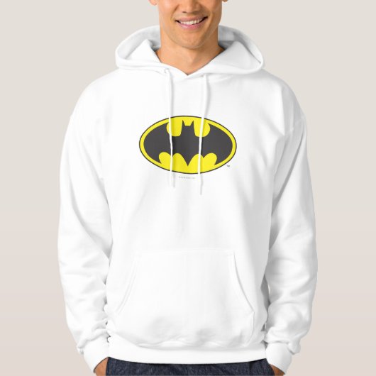 Batman Symbol | Becken-Oval-Logo Hoodie (Vorderseite)