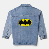 Batman Symbol | Becken-Oval-Logo Jeansjacke (Rückseite)