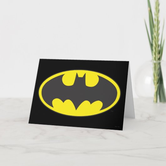 Batman Symbol | Becken-Oval-Logo Karte (Vorderseite)