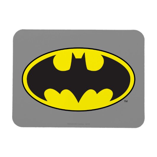 Batman Symbol | Becken-Oval-Logo Magnet (Horizontal)