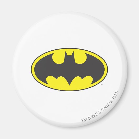 Batman Symbol | Becken-Oval-Logo Magnet (Vorne)