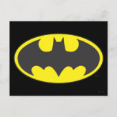 Batman Symbol | Becken-Oval-Logo Postkarte (Vorderseite)
